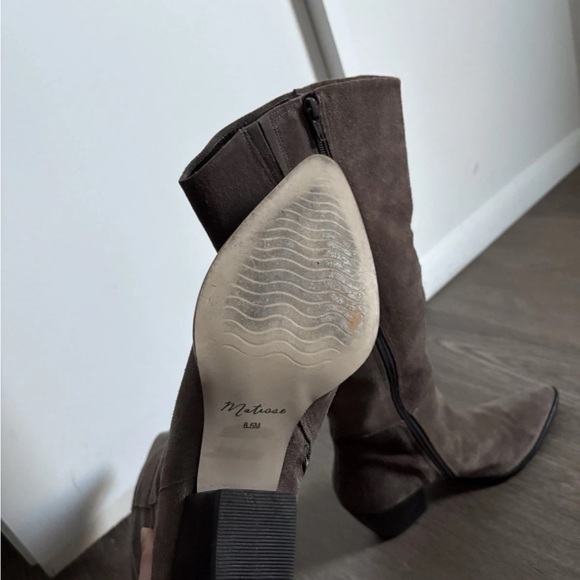 Matisse Brown Suede Boots 8.5 Pre Owned - Picture 6 of 9